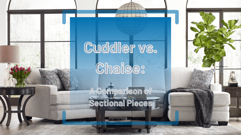 Couch with cuddler discount seat